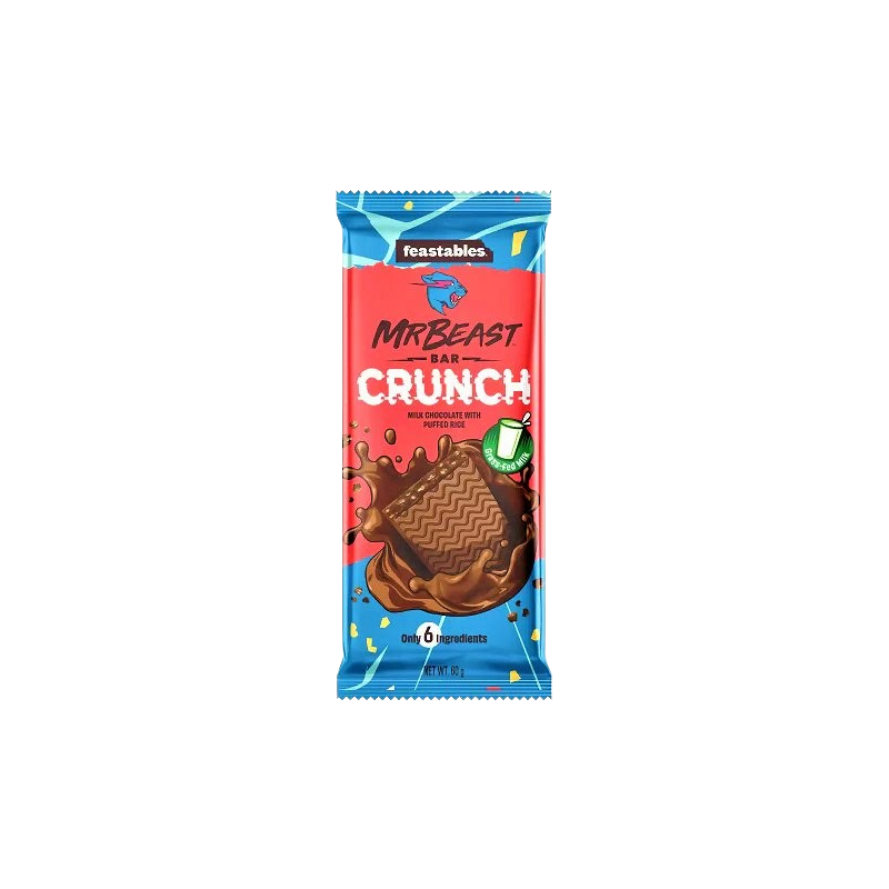 Mr Beast Feastables Bar Crunch Mr Beast Feastables Bar Crunch